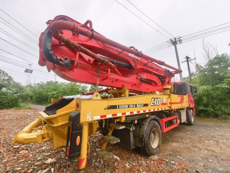 sany 37m concrete pump truck