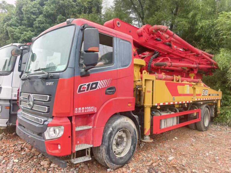 sany 37m concrete pump truck
