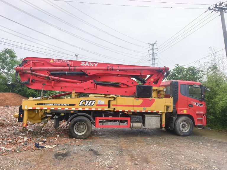 sany 37m concrete pump truck