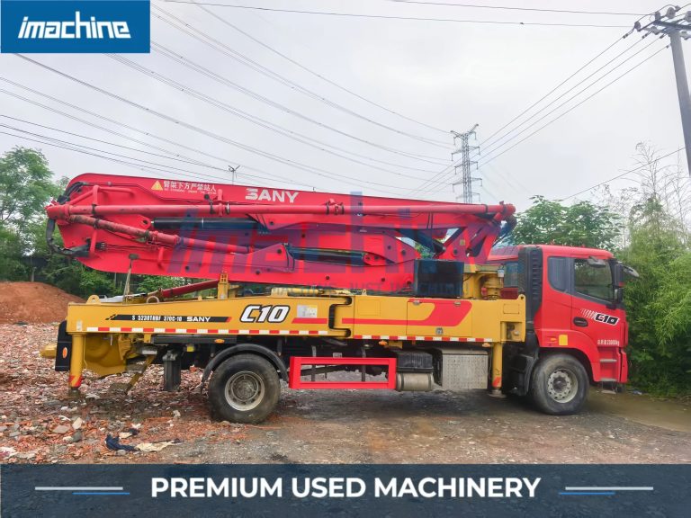 sany 37m concrete pump truck