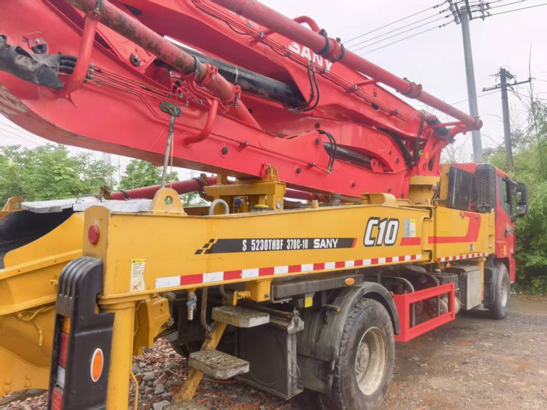 sany 37m concrete pump truck