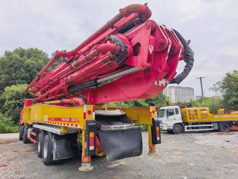 sany 56m concrete pump truck
