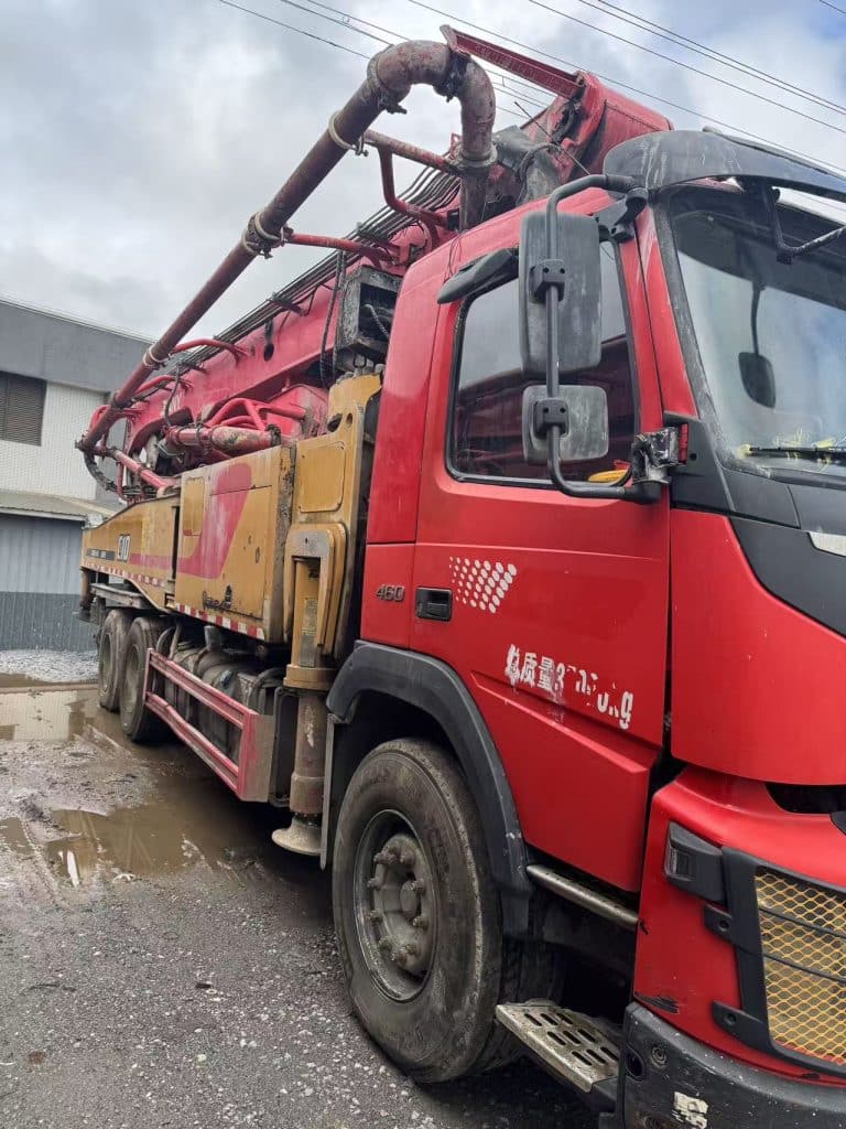 sany 52m concrete pump truck volvo chasis