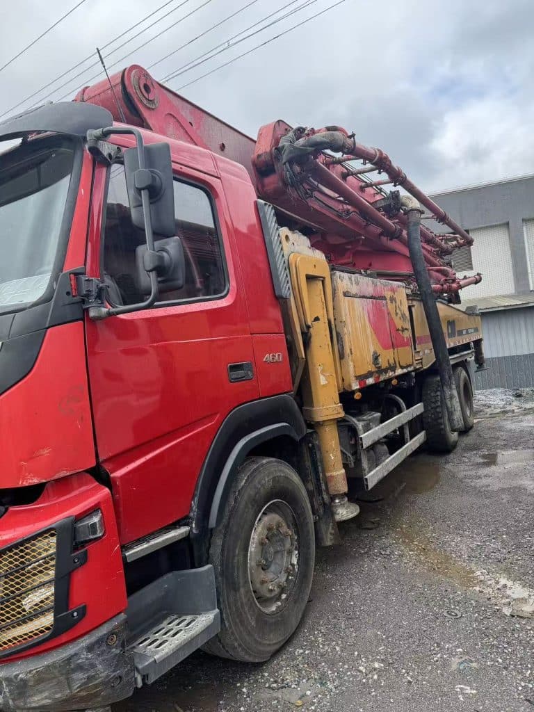 sany 52m concrete pump truck volvo chasis