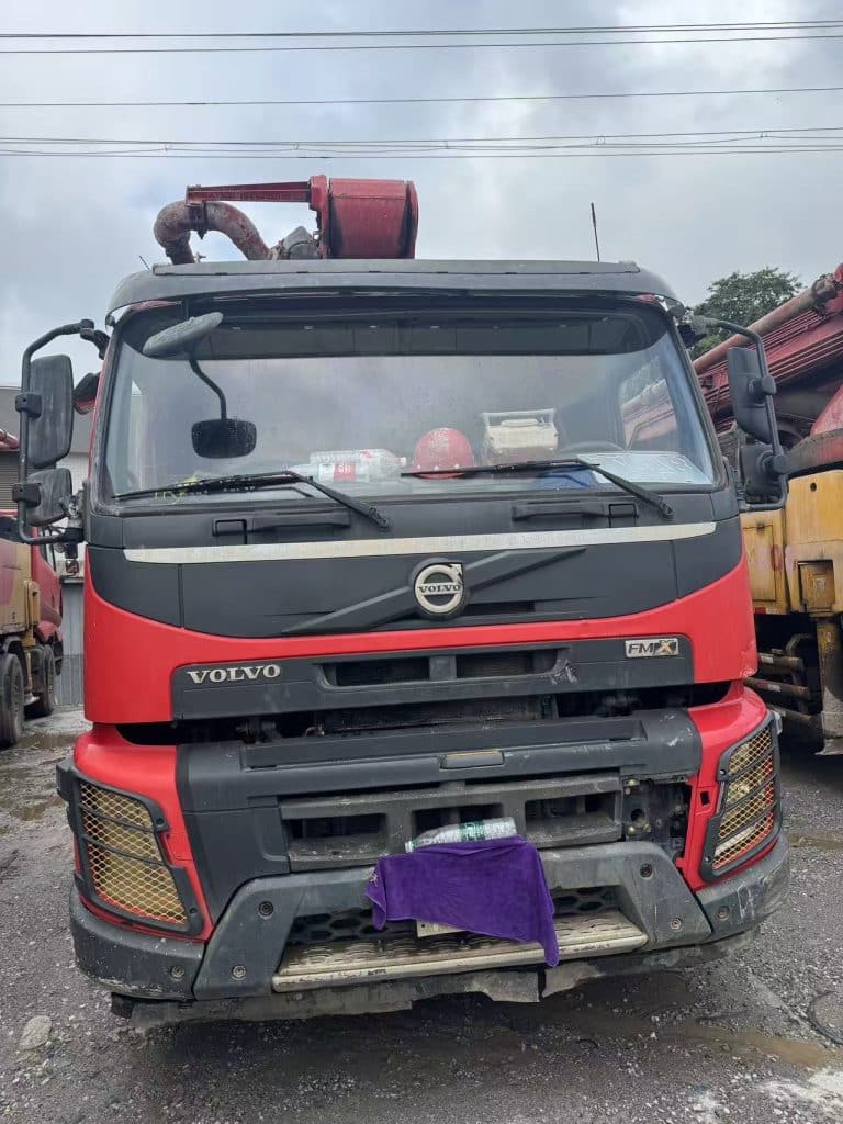sany 52m concrete pump truck volvo chasis