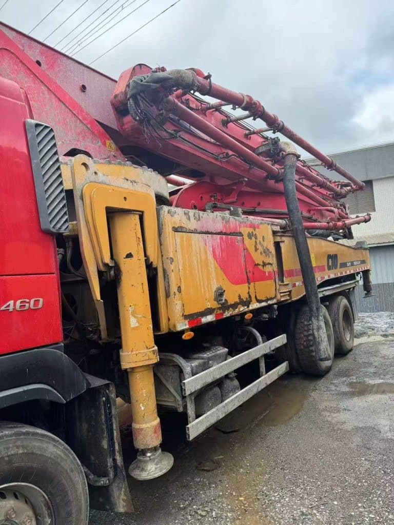 sany 52m concrete pump truck volvo chasis