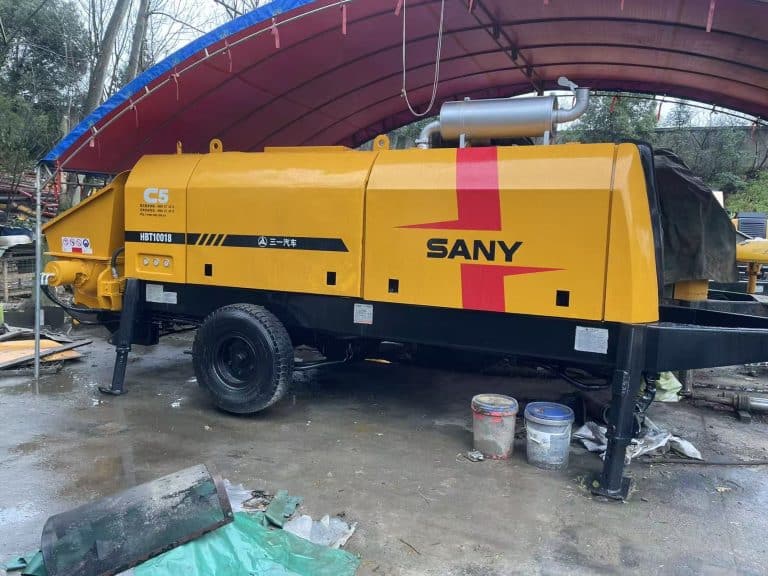 SANY 100m3/h Trailer Concrete Pump