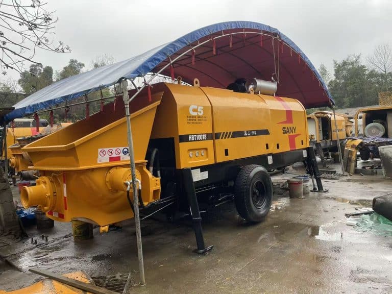 SANY 100m3/h Trailer Concrete Pump