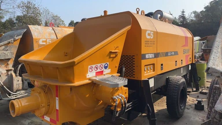 SANY 70 m3/h Trailer Concrete Pump