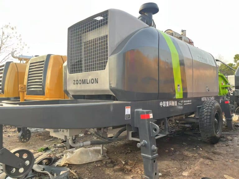 Zoomlion 82m3/h Trailer Concrete Pump