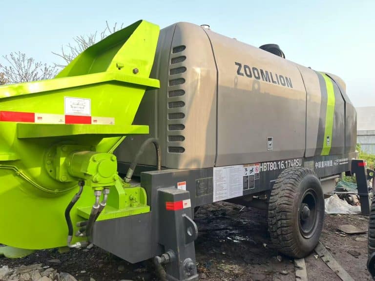 Zoomlion 82m3/h Trailer Concrete Pump