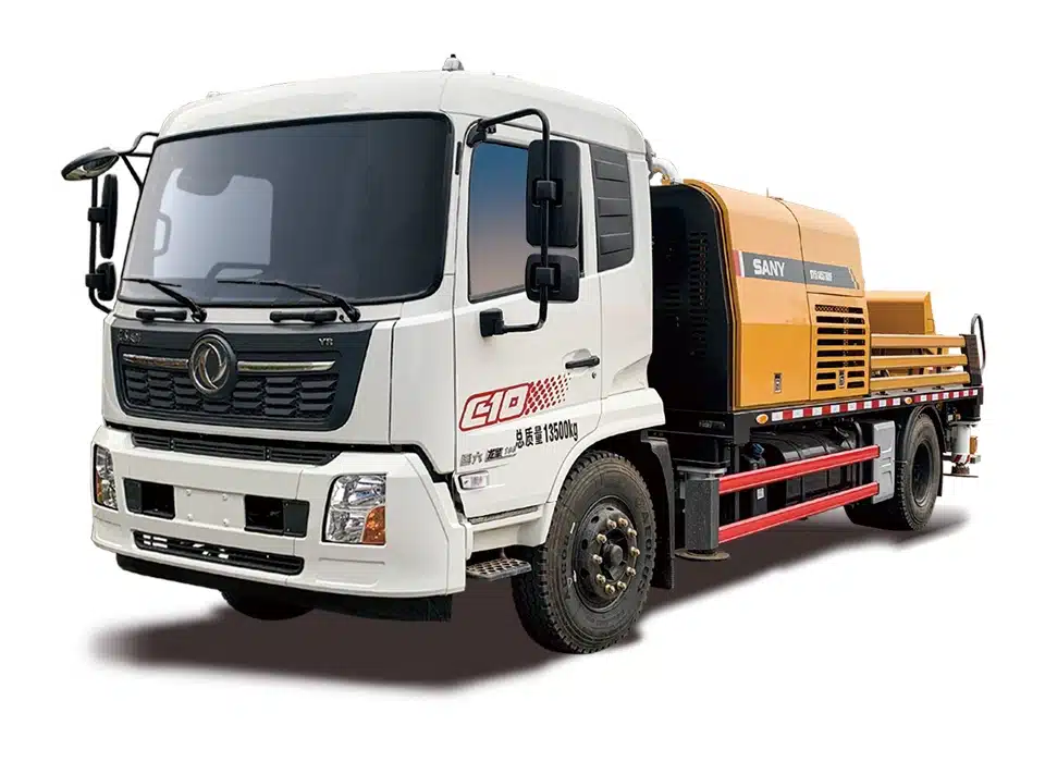 truck-mounted concrete pump