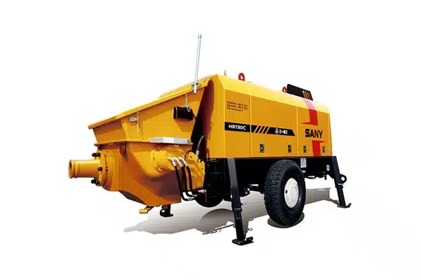 trailer concrete pump